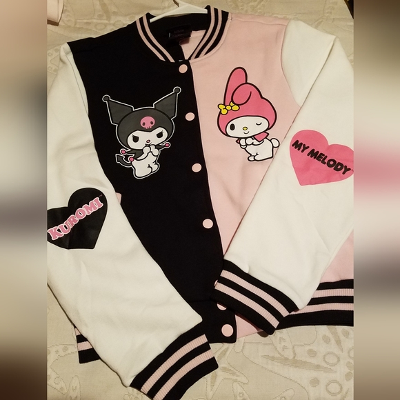 Hot Topic Jackets & Coats Kuromi My Melody Varsity Jacket Poshmark